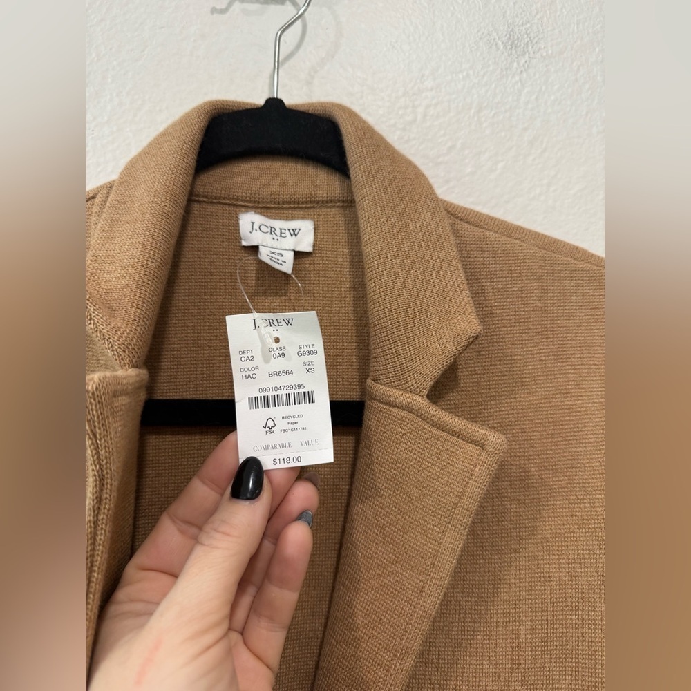NWT J.Crew Factory School Boy Sweater Blazer Cardigan Size XS - Picture 5 of 5